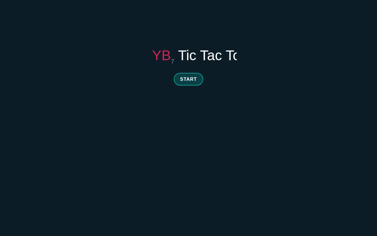 Tic-Tac-Toe, screenshot