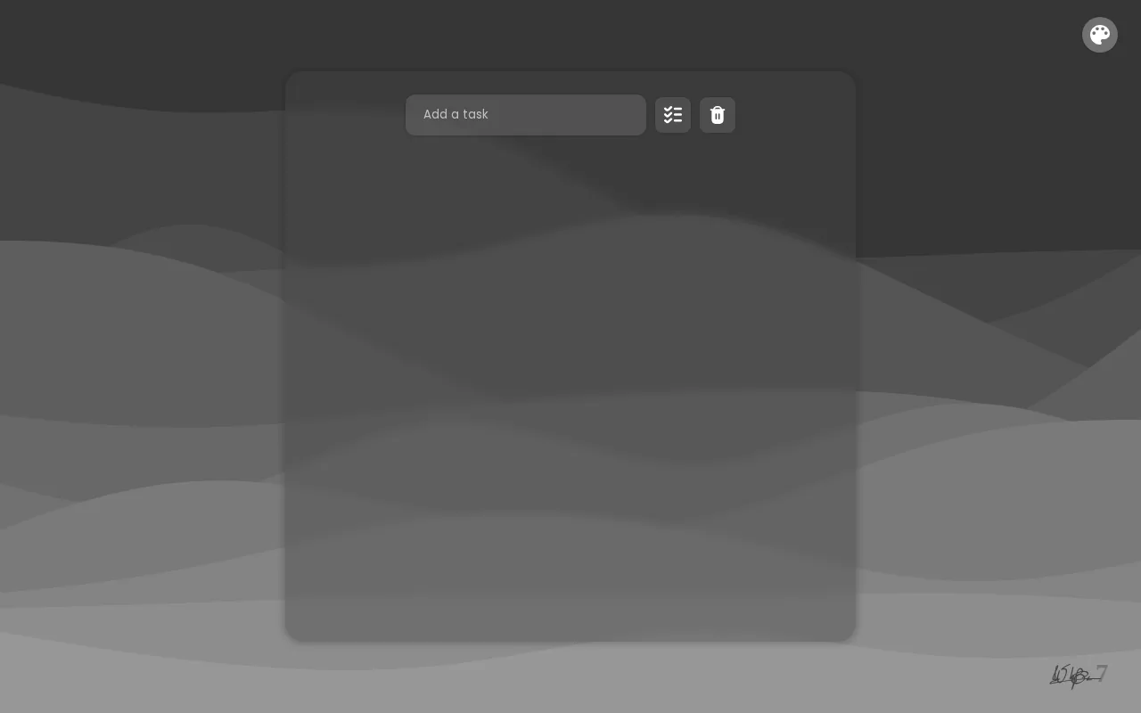 Todolist, screenshot
